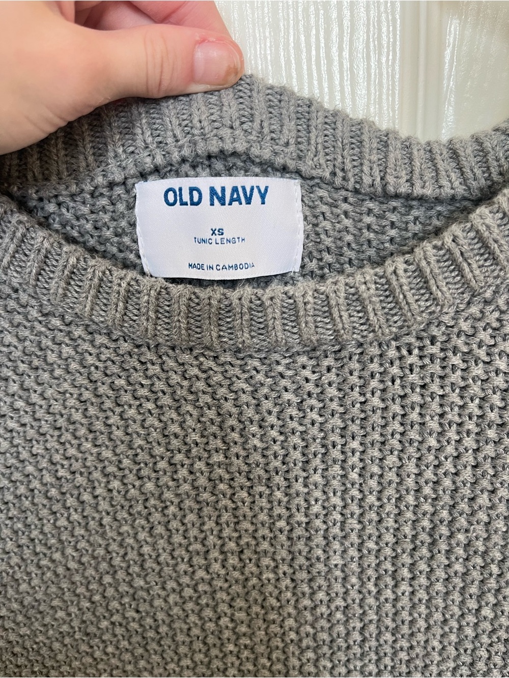 Old Navy Gray Knit Sweater - XS